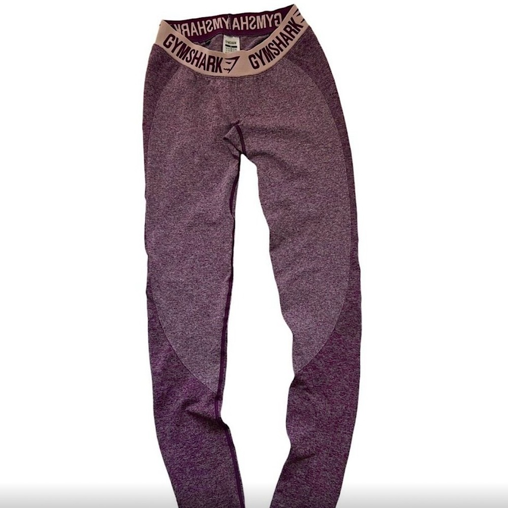 Gymshark Ruby Marl Flex Leggings Size Xs Butt Enh… - image 1